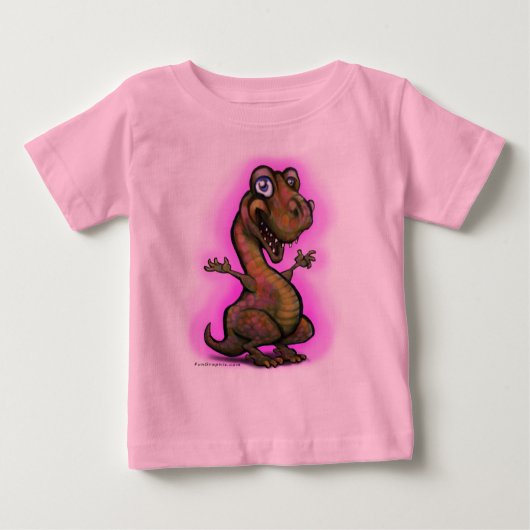 T-shirt Pour Bébé T-Rex pour bébé (Devant)