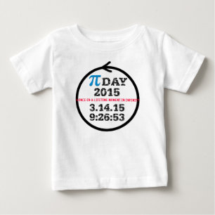 T-shirt Pour Bébé T-shirt 2015 de bébé de jour de pi