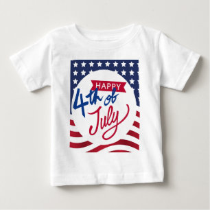 T-shirt Pour Bébé T-shirt 4 juillet bébé personnalisé