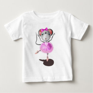 T-shirt Pour Bébé T-shirt Ballerina Mouse bébé