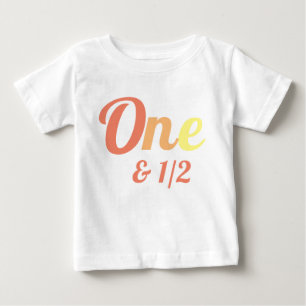 T-shirt Pour Bébé T-shirt bébé 18 mois un et demi anniversaire