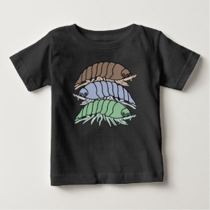 T-shirt Pour Bébé T-shirt bébé - 3 cloportes (vivant)