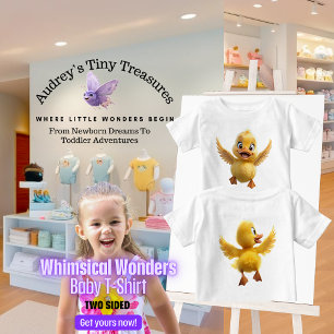 T-shirt Pour Bébé T-shirt bébé à manches courtes "Whimsical Wonders"