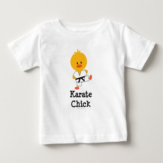 T-shirt Pour Bébé T-shirt bébé à manches longues Karate Chick (Devant)