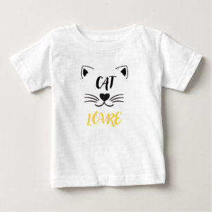 T-shirt Pour Bébé T-shirt bébé amateur de chat