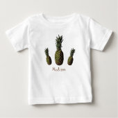 T-shirt Pour Bébé T-shirt bébé ananas (Devant)