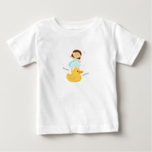 T-shirt Pour Bébé T-shirt bébé avec canard et fille