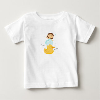 T-shirt Pour Bébé T-shirt bébé avec canard et fille