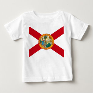 T-shirt Pour Bébé T-shirt bébé avec drapeau de Floride