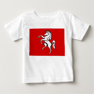 T-shirt Pour Bébé T-shirt bébé avec drapeau de Kent, Angleterre