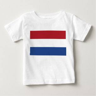 T-shirt Pour Bébé T-shirt bébé avec drapeau de Pays-Bas