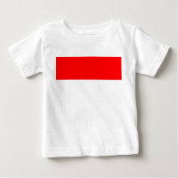 T-shirt bébé avec drapeau d'Indonésie