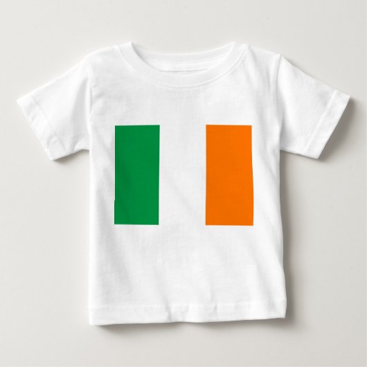 T-shirt Pour Bébé T-shirt bébé avec drapeau d'Irlande (Devant)