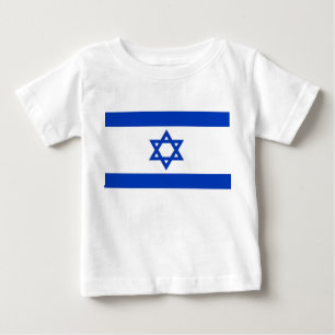 T-shirt Pour Bébé T-shirt bébé avec drapeau d'Israël