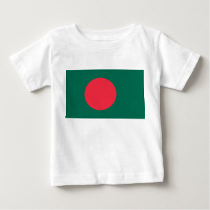 T-shirt Pour Bébé T-shirt bébé avec drapeau du Bangladesh