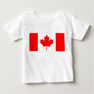 T-shirt Pour Bébé T-shirt bébé avec drapeau du Canada