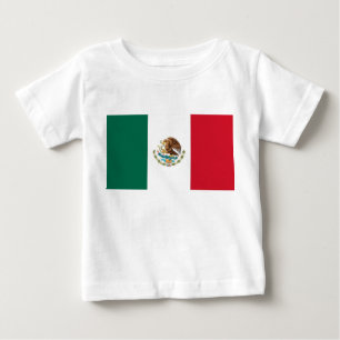 T-shirt Pour Bébé T-shirt bébé avec drapeau du Mexique