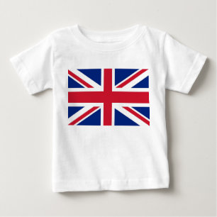 T-shirt Pour Bébé T-shirt bébé avec drapeau du Royaume-Uni