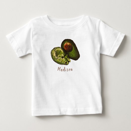 T-shirt Pour Bébé T-shirt bébé Avocado (Devant)