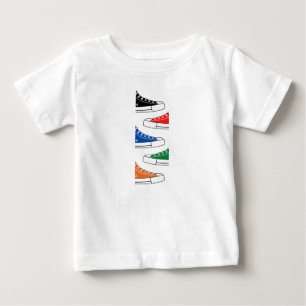 T-shirt Pour Bébé T-shirt bébé Basket décontracté coloré