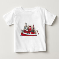 T-shirt bébé bateau feu