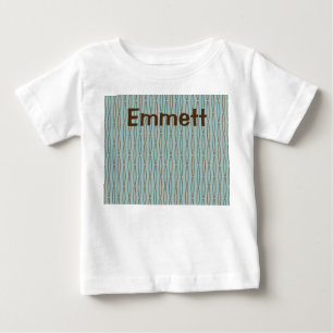 T-shirt Pour Bébé T-shirt bébé bleu pâle géométrique Répétition