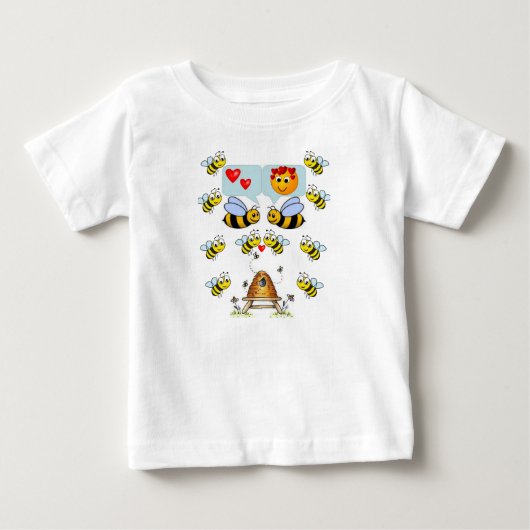 T-shirt Pour Bébé T-shirt bébé Bumblebee (Devant)