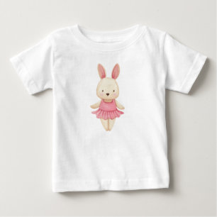 T-shirt Pour Bébé T-shirt bébé Bunny Ballerina