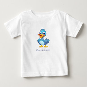 T-shirt Pour Bébé T-Shirt Bébé Canard Bleu