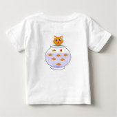 T-shirt Pour Bébé T-shirt bébé chat (Dos)