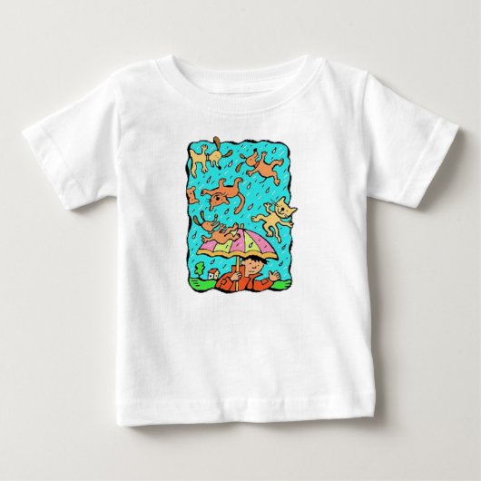 T-shirt Pour Bébé T-shirt bébé chat (Devant)