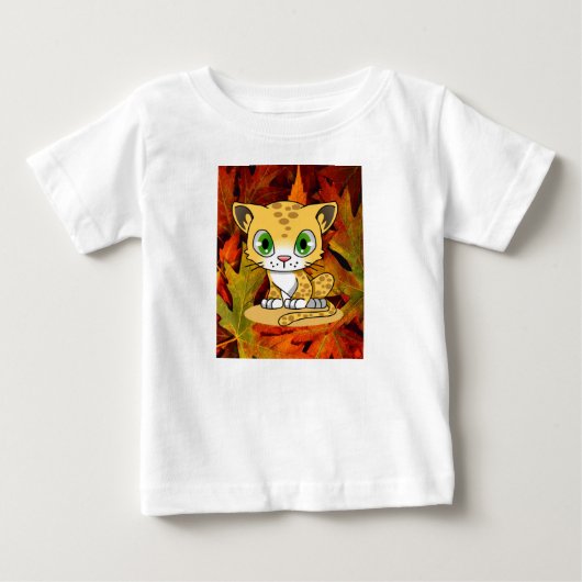 T-shirt Pour Bébé T-shirt bébé chat (Devant)