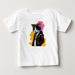 T-shirt Pour Bébé T-shirt bébé chat cool