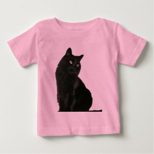T-shirt Pour Bébé T-shirt bébé chat noir