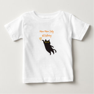 T-shirt Pour Bébé T-shirt bébé chat noir mignon