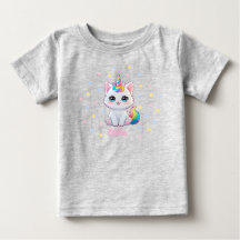 T-shirt bébé Clicorne Mignon Kawaii