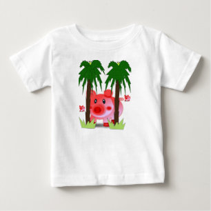 T-shirt Pour Bébé T-shirt bébé cochon