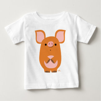 T-shirt Pour Bébé T-shirt bébé cochon en caricature mignon