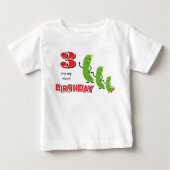 T-shirt Pour Bébé T-shirt bébé concombres verts (Devant)