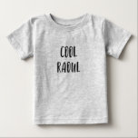 T-shirt Pour Bébé T-shirt bébé Cool Raoul<br><div class="desc">Expression française vintage "Cool Raoul".</div>