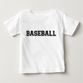 T-shirt Pour Bébé T-shirt bébé de baseball (Devant)