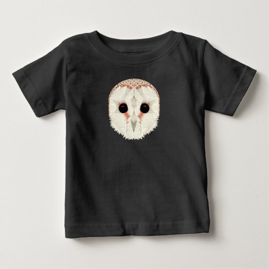 T-shirt Pour Bébé T-shirt bébé de la barne Owl (Devant)