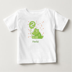 T-shirt Pour Bébé T-shirt bébé Dino Baby 2e anniversaire