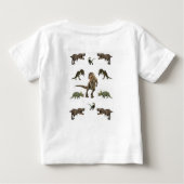 T-shirt Pour Bébé T-shirt bébé Dinosaur (Dos)