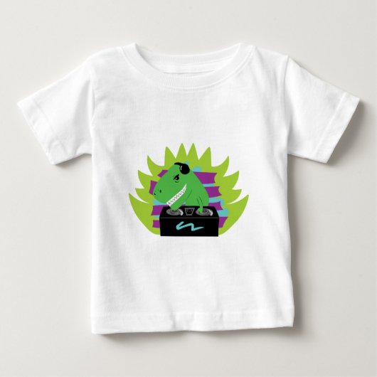 T-shirt Pour Bébé T-shirt bébé Dj-asaurus Rex (Devant)