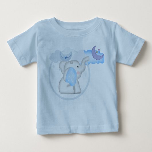 T-shirt Pour Bébé T-shirt bébé éléphant bébé (Devant)