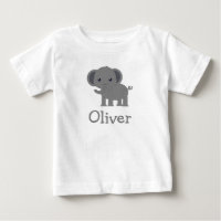 T-shirt bébé éléphant mignon