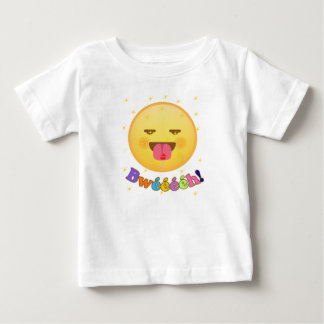 T-shirt Pour Bébé T-shirt Bébé Emoji Rigolo - Émoticône Langue Tirée