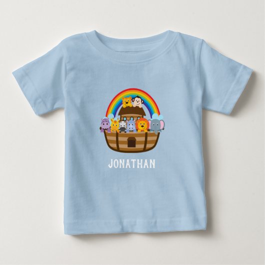 T-shirt Pour Bébé T-shirt bébé en arche de mignonne Noah (Devant)