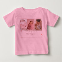 T-Shirt bébé en jersey fin coloré Hello Summer